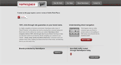 Desktop Screenshot of namespaceinc.com